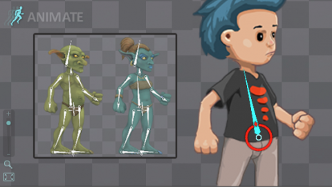 2D骨骼动画软件spine与在unity3d中使用